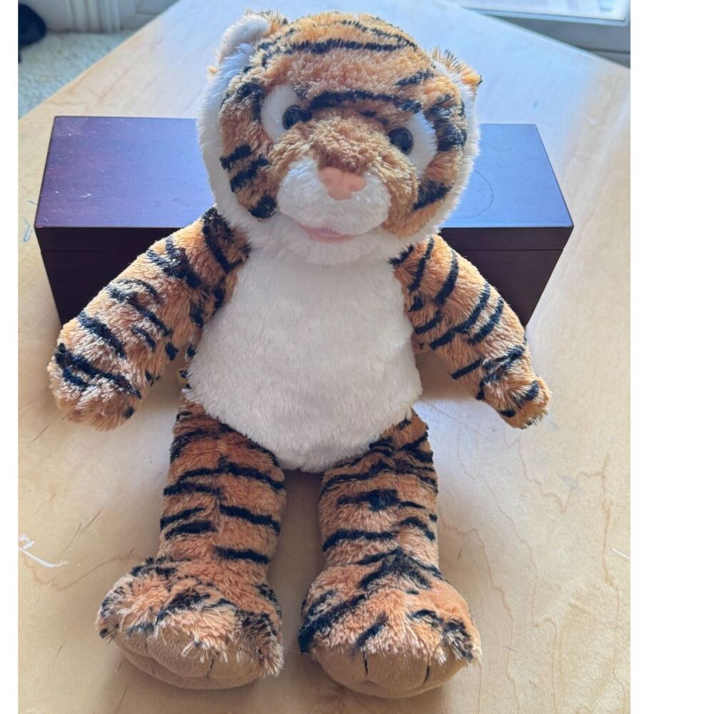 Build-A-Bear Workshop Orange Tiger Plush Stuffed Animal 2010 Striped Tiger